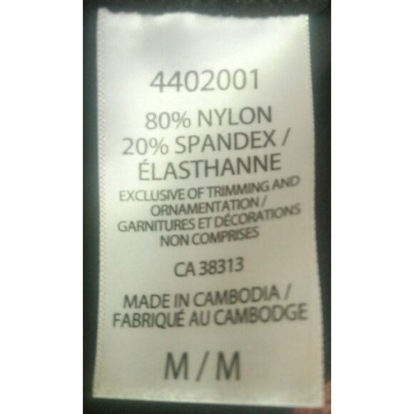 Tuff Veda Black Crop Tight Women’s M NWT High Rise Workout Yoga Capri Legging - Picture 4 of 5